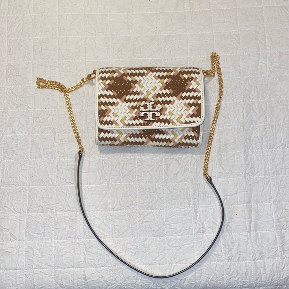 Tory Burch Woven Chain Purse